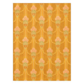 Roze Mackintosh Style Roos Cluster Patroon Tafelkleed (Voorkant)