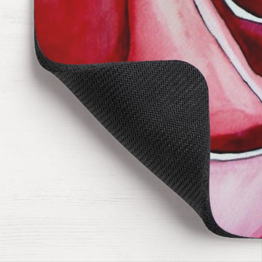 Roze Macro abstract origineel roos Muismat (Hoek)