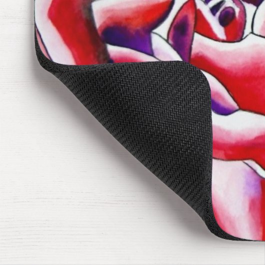 Roze macro-rozen muismat (Hoek)