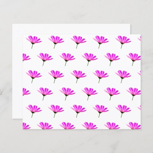 Roze Madelief (Voorkant / Achterkant)