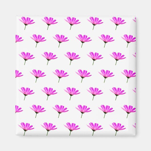 Roze Madelief Magneet (Voorkant)