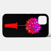 Roze Madelief Puff Topiary Case-Mate iPhone Case (Achterkant (horizontaal))