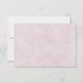 Roze Madelief RSVP Kaart (Achterkant)