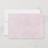 Roze Madelief RSVP Kaart (Achterkant)