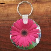 Roze Madelief Sleutelhanger (Voorkant)