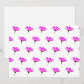 Roze Madeliefje (Voorkant / Achterkant)