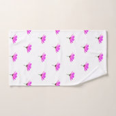 Roze Madeliefje Bad Handdoek (Handdoek)