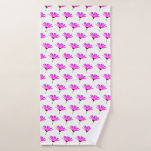 Roze Madeliefje Badhanddoek