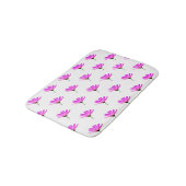 Roze Madeliefje Badmat (Gekanteld)
