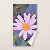Roze Madeliefje Bloem Bad Handdoek (Handdoek)