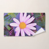 Roze Madeliefje Bloem Bad Handdoek (Handdoek)