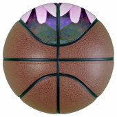 Roze Madeliefje Bloem Basketbal (Rechts)