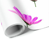 Roze Madeliefje Cadeaupapier (Rol Hoek)