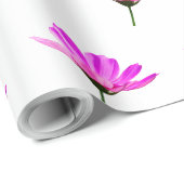 Roze Madeliefje Cadeaupapier (Rol Hoek)