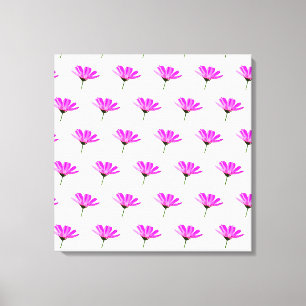 Roze Madeliefje  Canvas Afdruk