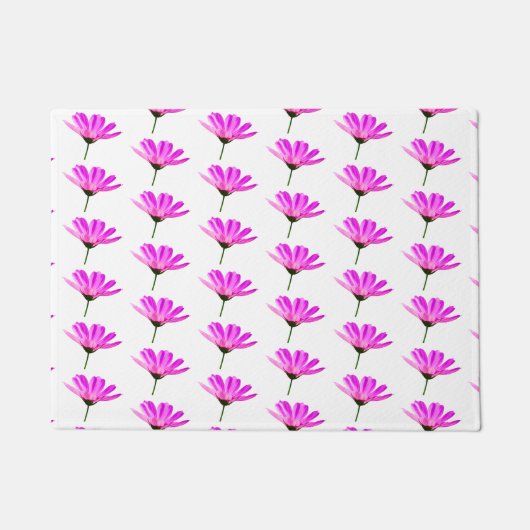 Roze Madeliefje  Deurmat (Voorkant)