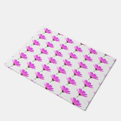 Roze Madeliefje  Deurmat (Schuin)