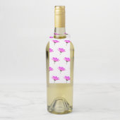 Roze Madeliefje Flessenhanger (Op fles)