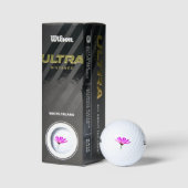 Roze Madeliefje Golfballen (Verpakking)