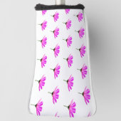Roze Madeliefje Golfheadcover (Draai 90)