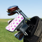 Roze Madeliefje Golfheadcover (Insitu)
