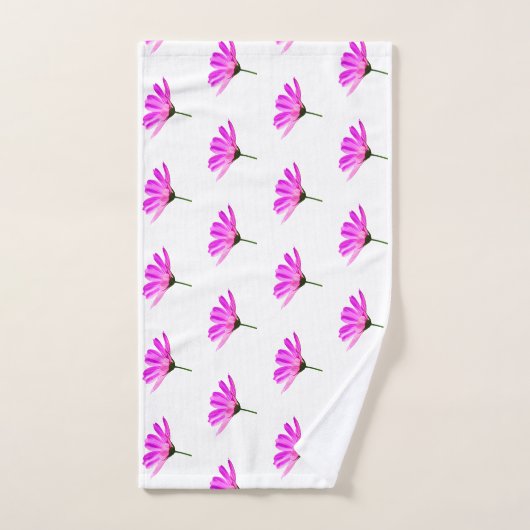 Roze Madeliefje Handdoek (Handdoek)
