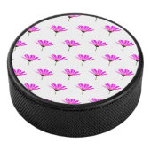Roze Madeliefje Hockey Puck (3/4)