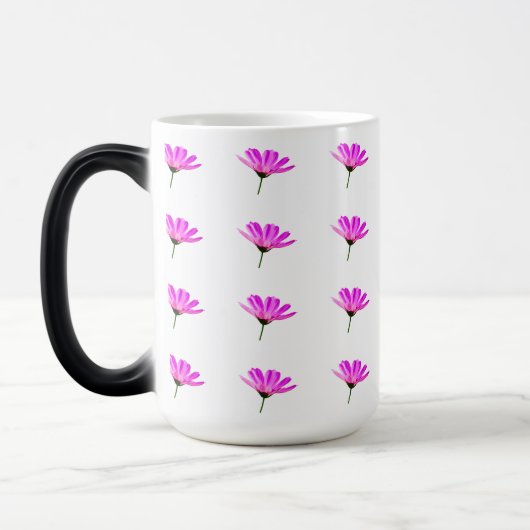 Roze Madeliefje Magische Mok (Links)