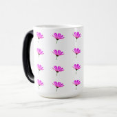 Roze Madeliefje Magische Mok (Voorkant links)