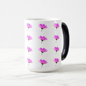 Roze Madeliefje Magische Mok (Voorkant rechts)