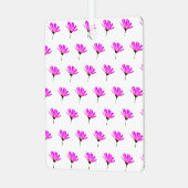 Roze Madeliefje  Metalen Ornament (Voorkant links)