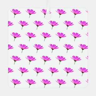 Roze Madeliefje  Metalen Ornament