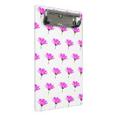 Roze Madeliefje Mini Klembord (Schuin)