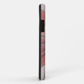 Roze Madeliefje - Nertsleer Textuur Afbeelding Ach Case-Mate iPhone Case (Achterkant/rechts)