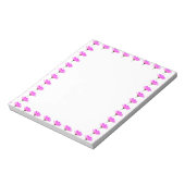 Roze Madeliefje Notitieblok (Linkerzijde)