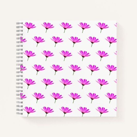 Roze Madeliefje  Notitieboek (Voorkant)