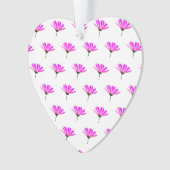 Roze Madeliefje Ornament (voorkant)
