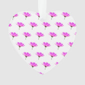 Roze Madeliefje Ornament (voorkant)