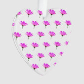 Roze Madeliefje Ornament (voorkant)