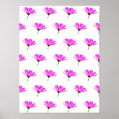 Roze Madeliefje  Poster (Voorkant)
