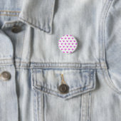 Roze Madeliefje Ronde Button 3,2 Cm (In situ)