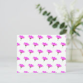 Roze Madeliefje Save The Date (Staand voorkant)