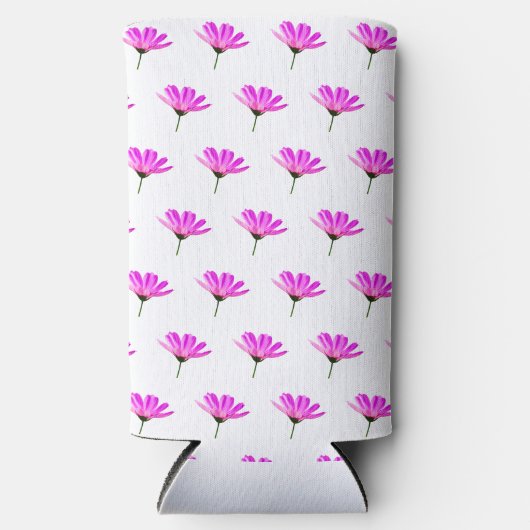Roze Madeliefje Seltzer Blikjeskoeler (Voorkant)