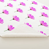 Roze Madeliefje Sherpa Deken (3/4)