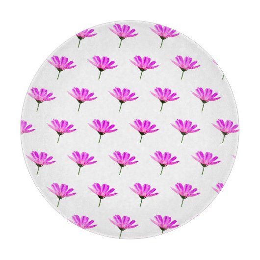 Roze Madeliefje Snijplank (Voorkant)