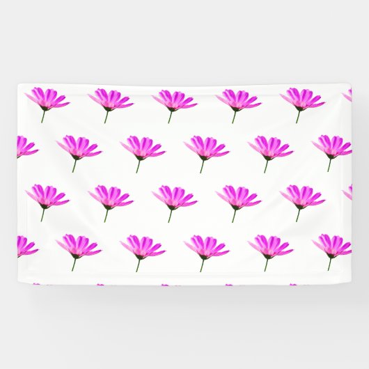 Roze Madeliefje Spandoek (Horizontaal)