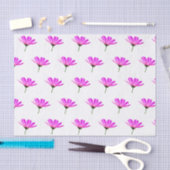 Roze Madeliefje Tissuepapier (Craft)