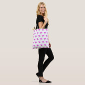 Roze Madeliefje Tote Bag (Op model)