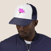Roze Madeliefje Trucker Pet (In situ)