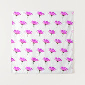 Roze Madeliefje Wandkleed (Voorkant (horizontaal))